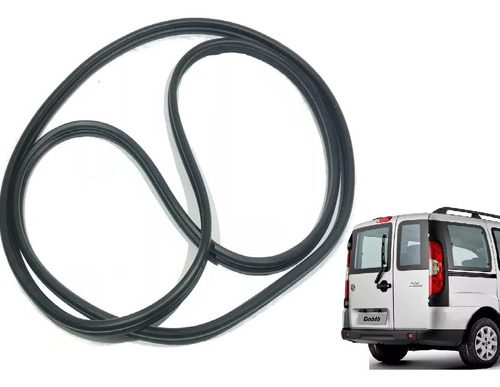 Borracha De Vedação Original Da Porta Traseira Fiat Doblo
