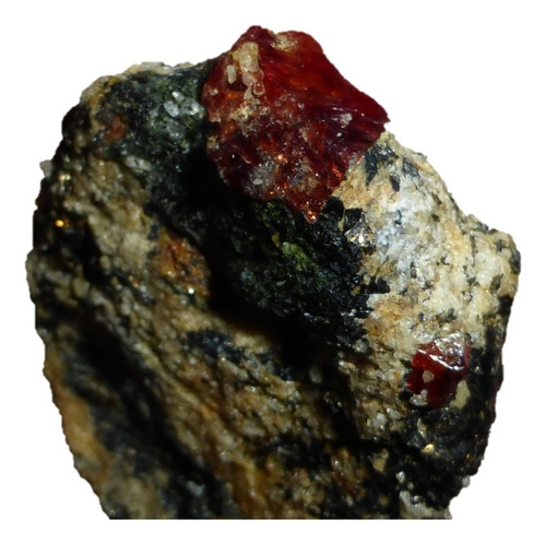 Mineral De Colección Supremo Zircon En Matriz De Pakistán