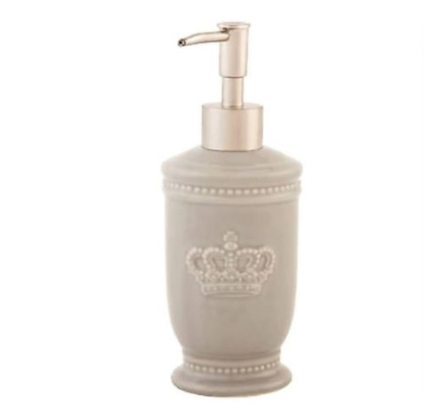 Dispenser Crown Gris Porcelana De Baño Ottone