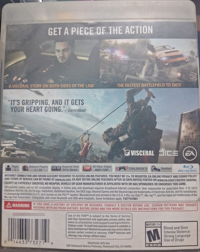 Battlefield: Hardline Playstation 3
