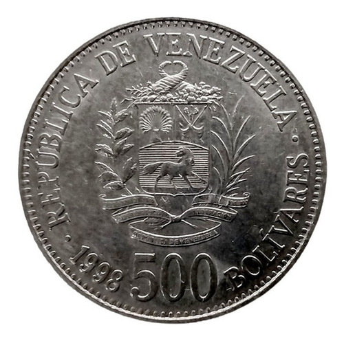 Moneda 500 Bolívares 1998 Venezuela Colección