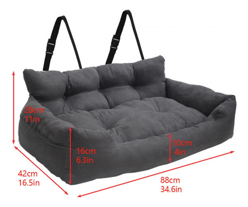 Dog Car Seat Seat Sofa Outdoor Removable Cushion Portable