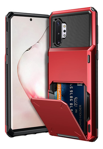 Funda Galaxy Note 10 Plus Vofolen Red