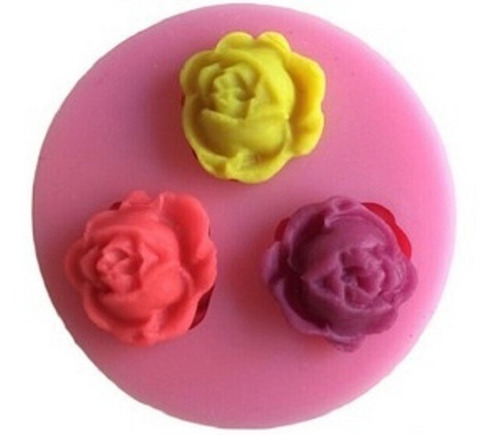 Molde De Silicone Mini Rosas A239