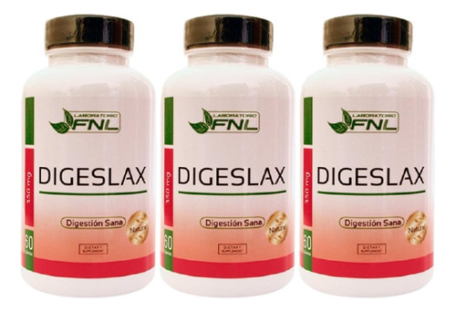 Digeslax Fnl 3 Frascos Laxante Estreñimiento Dietafitness