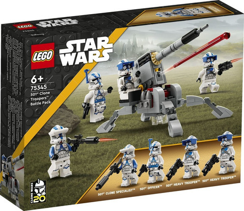 Lego 75345 Star Wars 501st Clone Troopers Battle Pack 119pzs