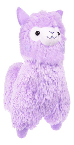 Tollion Cuddly Soft Purple Alpaca  Animal De Peluche Corder.