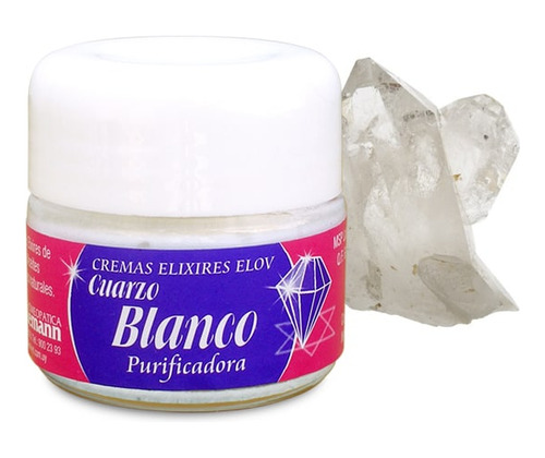 Crema Elov Hahnemann® Cuarzo Blanco X 30g | Purificadora