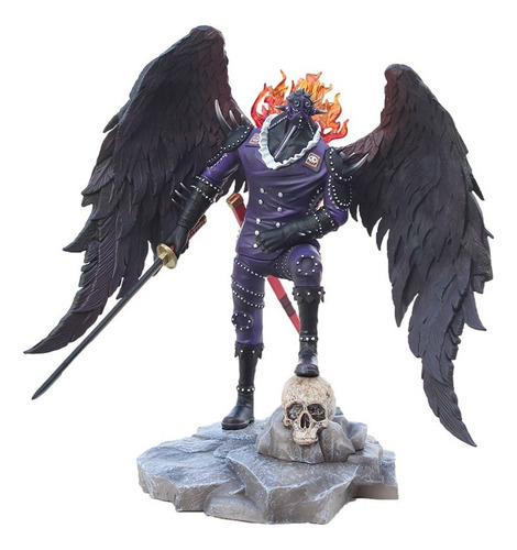 Action Figure Estátua One Piece King Do Incêndio Gk 32cm