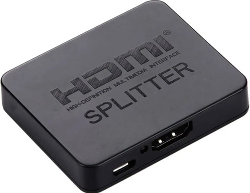 Splitter Hdmi 1x2 Netmak Nm-hd6 Con Cable Usb A Mini Usb