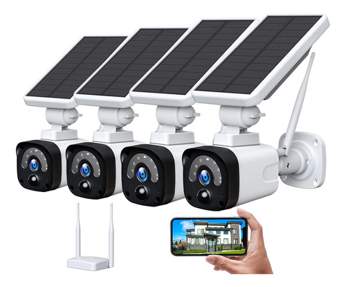 Camara Solar Inalambrica Camblink [vision Nocturna De 3 M...