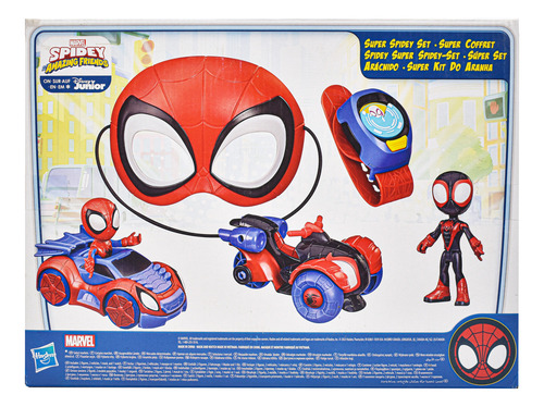 Marvel Spidey Amazing Friends Super Set Aracnido Hasbro Cd