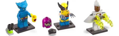 Lego Minifiguras: Lote De 3, X-men, Marvel Studios Serie 2