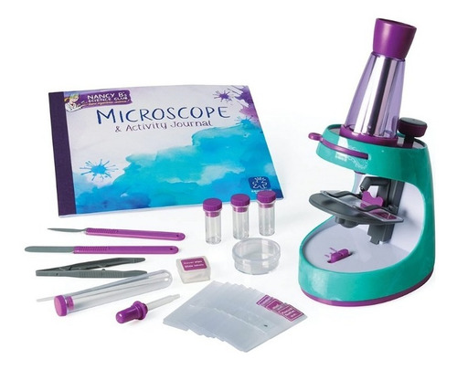 Microscopio Y Diario De Actividades Para Niños