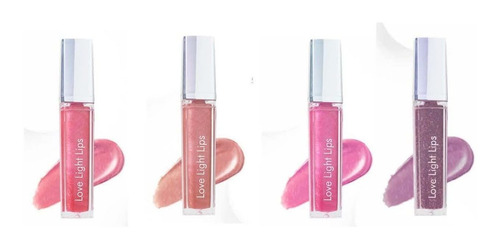 Love Light Lips Kit De Brillo, Juego De Brillo De Labios Br.