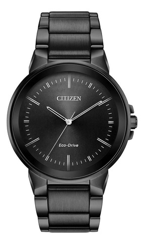 Reloj Para Hombre Citizen Bj6517-52e Axiom Eco-drive Color de la correa Negro Color del bisel Negro Color del fondo Negro