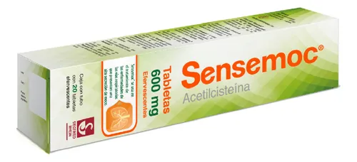 Sensemoc Tabletas Efervescentes 600 Mg, 20 Tabletas