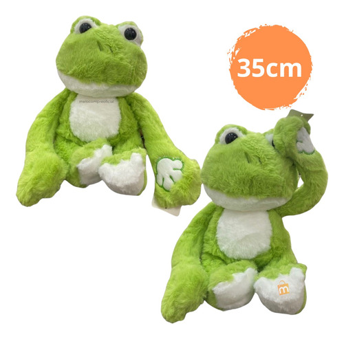 Peluche Rana Dinosaurio Con Iman 35cm Importada Super Suave