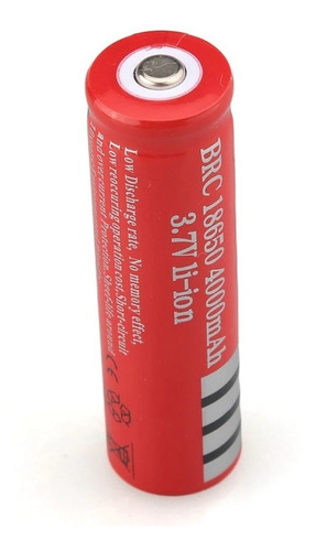 Bateria Pila 18650 Recargable Linterna 3.7v 4000mah