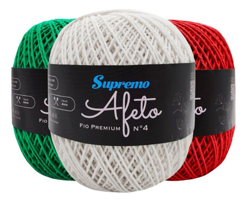Fio Supremo Afeto Premium N°4 340m Cor Rosa Bebê-3526