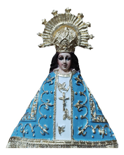Virgen De Juquila Azul Turquesa De #20