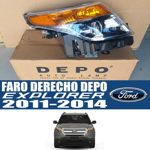 Faro Derecho Explorer 2011 2012 2013 2014