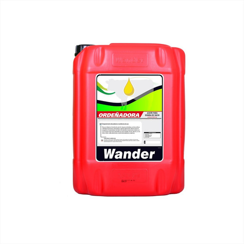 Aceite Lubricante Ordeñadoras  Wander Balde X 20 Lts