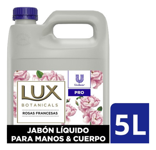 Jabon Liquido Manos Y Cuerpo Lux  5 Lt