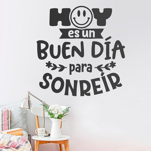 Vinilo Para Pared - Frase - Buen Dia