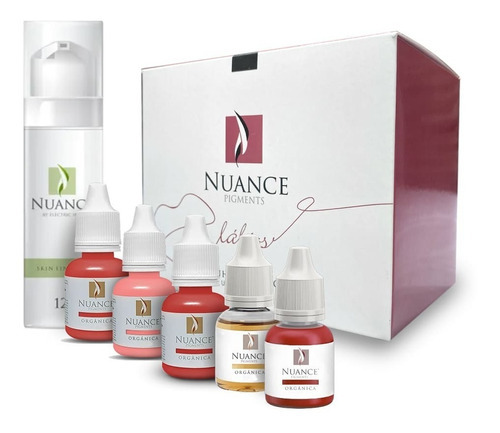 Linha Essential Labial Orgânica Micropigmentação Nuance 5ml Cor Kit