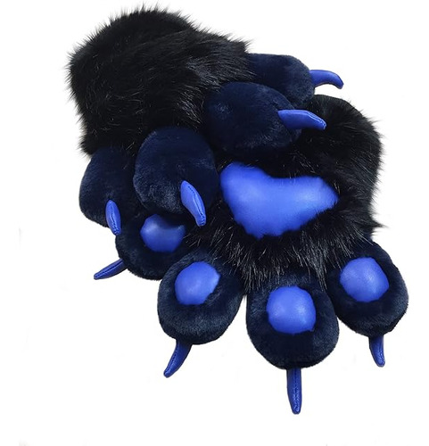 Fursuit Paws Guantes Peluche Parcial Para Cosplay Disfraz Os