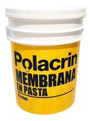 Polacrin Membrana En Pasta X 10 Litros Color Gris