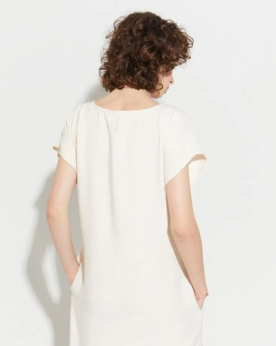 Imagen 6 de 9 de Vestido Loose Penny - Crudo Mujer System