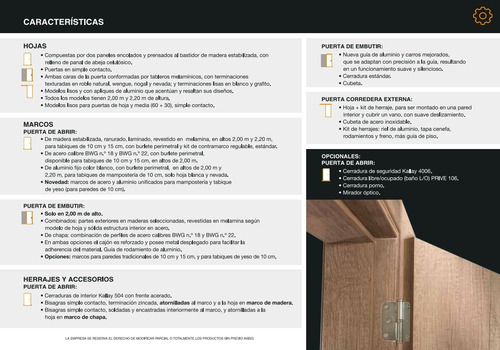 Imagen 2 de 10 de Puerta Placa Oblak Tekstura Gris Nevada 80x200 M/madera