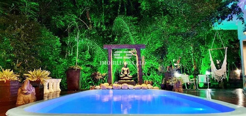 Imagem 3 de 30 de Belíssima Casa De Campo Com 03 Suítes Em Itacorubi! - 4590
