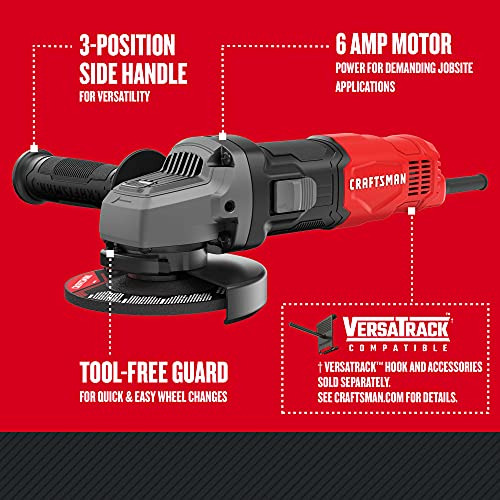 Herramienta Amoladora Angular Pequeña Craftsman De 4-1/2 Pul