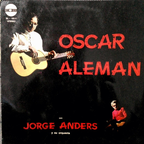 Oscar Aleman Jorge Anders Disco De Vinilo Lp Gatefold Vg+