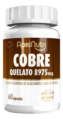 Cobre - 8975mcg (60 Caps) - Padrão: Único Natural