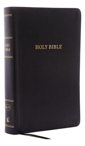 Kjv, Reference Bible, Personal Size Giant Print, Bonded Leather, Black, Indexed, Red Letter Edition, De Thomas Nelson. Editorial Thomas Nelson Pub, Tapa Dura En Inglés