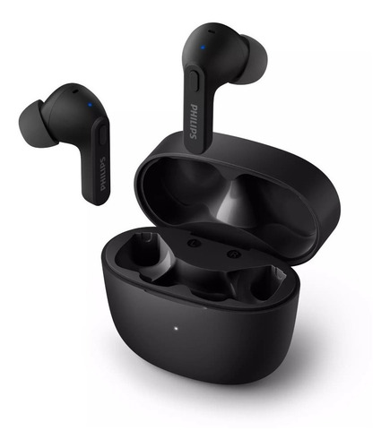 Imagen 2 de 6 de Auriculares True Wireless Bluetooth Philips - Tat2206bk/00 Color Negro Color de la luz Negro