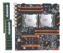 Comprar Kit Placa Dual Cpu X99 + Processadores 2680 V4 + 64gb Ddr4