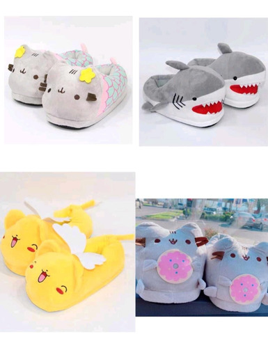 Pantuflas Gatito Kawai Cerrada