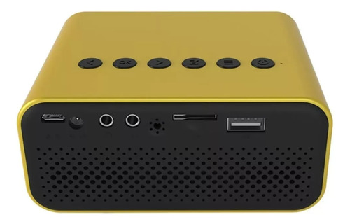Mini Proyector Portátil Con Control Remoto Hdmi Av Tf Hd