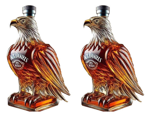 Ie Funny Whiskey Eagle Botella De Decantación De Vidrio 2pcs