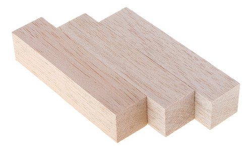 2x3 / 5 Piezas Bloques De Madera De Balsa Diy Modelado