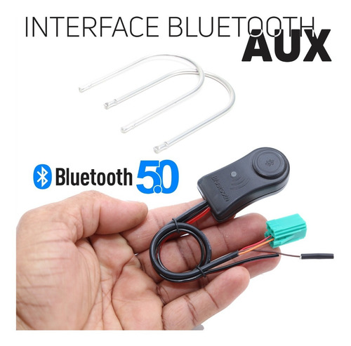 Interface Bluetooth Aux Para Cd Original Fiat Brinde Chaves