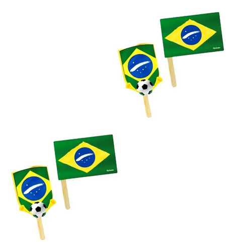 Bandeirinhas Especiais Para Doces Brasil Festa Aniversário