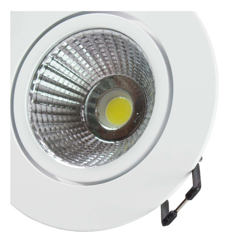 Luminária De Teto Spot Led Embutir Smd Par20 Redondo Bivolt Cor 4000k - Neutro Suave 110v/220v