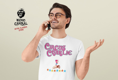 Camiseta Gamer Video Juego Clasico Circus Charlie Unisex