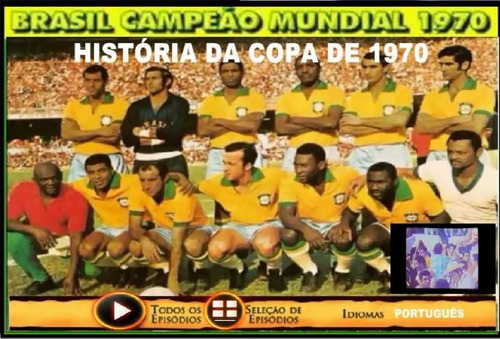 Imagem 4 de 10 de Dvd Documentário Jogos Da Copa Do Mundo 1970 - Raro (11dvds)